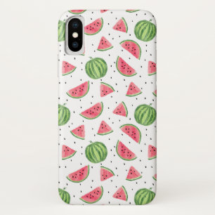 Neon Watercolor Watermelons Pattern Case-Mate iPhone Case