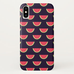 Neon Watermelon on Purple Pattern Case-Mate iPhone Case