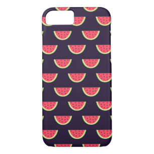 Neon Watermelon on Purple Pattern Case-Mate iPhone Case