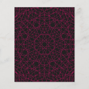 Neon Web Pattern Modern Flyer – Customisable