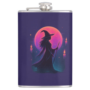 Neon Witch’s Lament Hip Flask