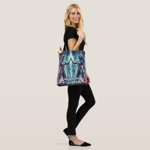 Neon Wonder Twins – Synergy Unleashed Tote Bag