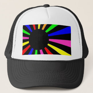 Neon World Flag Trucker Hat