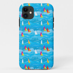 Neon Yacht Pattern Case-Mate iPhone Case