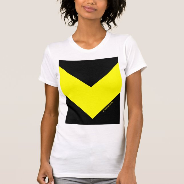 Neon Yellow Arrow T-Shirt (Front)