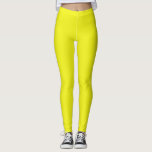 Neon Yellow Funky Leggings<br><div class="desc">Live out loud with these HOT neon yellow leggings!</div>