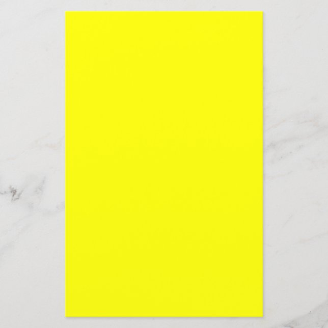 Neon Yellow Solid Colour (Front)