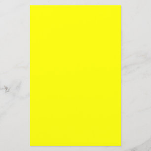 Neon Yellow Solid Colour