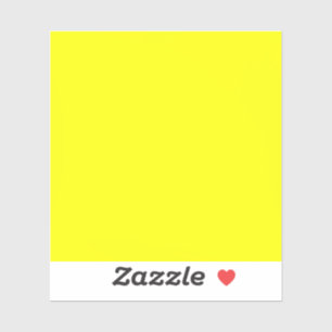 Neon Yellow Solid Colour