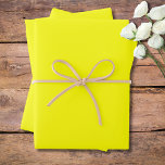 Neon Yellow Solid Colour | Classic | Elegant Wrapping Paper Sheet<br><div class="desc">Neon Yellow Solid Colour | Neon Colours | Classic | Elegant | Trendy | Stylish | Professional Design</div>