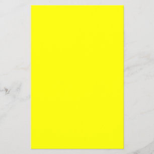 Neon Yellow Solid Colour Flyer
