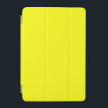 Neon Yellow Solid Colour iPad Mini Cover<br><div class="desc">Neon Yellow Solid Colour.
A bold and electrifying shade of bright yellow that instantly captures attention. This vivid hue evokes the radiant warmth of sunlight and the cheerful energy of a sunflower in full bloom. This striking yellow adds a fresh and dynamic flair.</div>