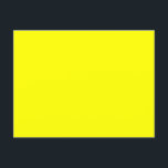 Neon Yellow Solid Colour Postcard<br><div class="desc">Neon Yellow Solid Colour</div>