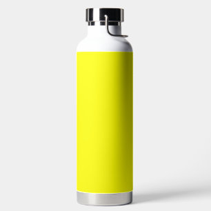 Neon Yellow Solid Colour Water Bottle