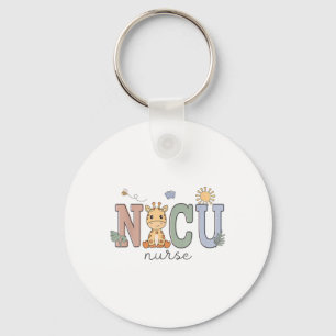 Neonatal Intensive Care Unit Nicu Nurse Giraffe Nu Key Ring