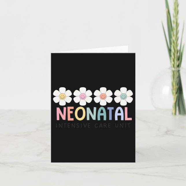 Neonatal Intensive Care Unit Nurse Nicu Nurse Tiny Card (Front)