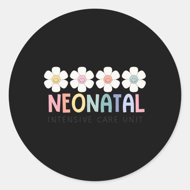 Neonatal Intensive Care Unit Nurse Nicu Nurse Tiny Classic Round Sticker (Front)