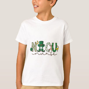 Neonatal Nicu Nurse St Pattys Nursing Patrick's Da T-Shirt