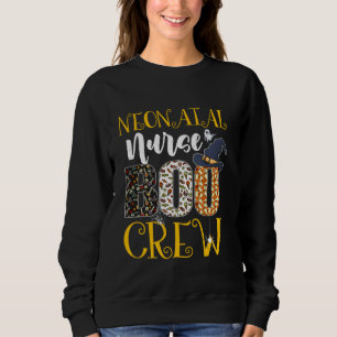 Neonatal Nurse Boo Crew Halloween Costume Boo Ghos Sweatshirt