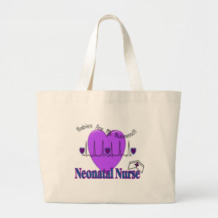 Neonatal Nurse Gift Ideas--Unique Designs Large Tote Bag