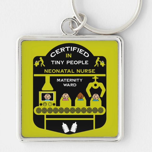 Neonatal Nurse Thank You And Support Gift Key Ring (Front)