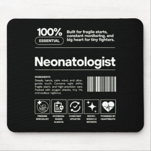 Neonatologist & D Neonatology Gift Nicu Doctor Mouse Pad