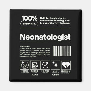 Neonatologist &amp; Personalized Neonatology Gift  Magnet