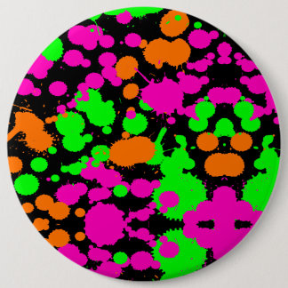 Neoncore Paint Splatter 6 Cm Round Badge