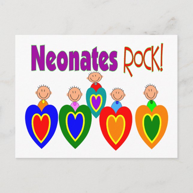 Neontal Nurse Gifts "Neonates ROCK!" Postcard (Front)