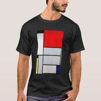 Neoplasticism Abstract Painting Design By Piet Mon T-Shirt