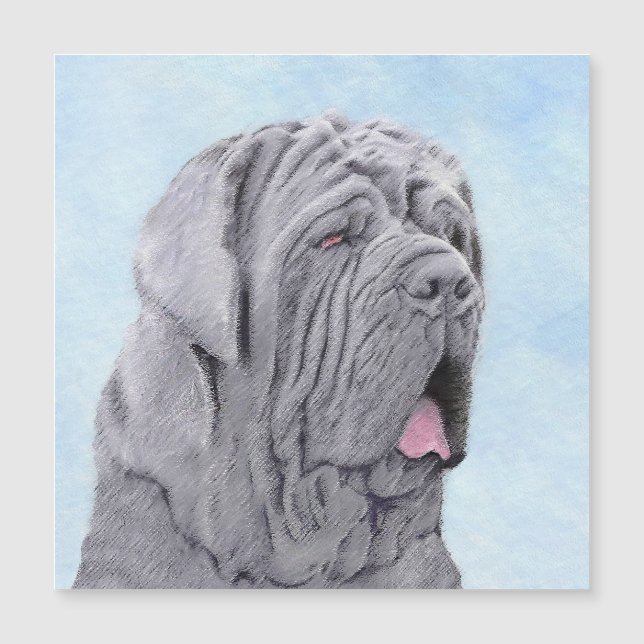 Neopolitan Mastiff Painting - Original Dog Art (Front)