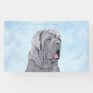 Neopolitan Mastiff Painting - Original Dog Art Banner