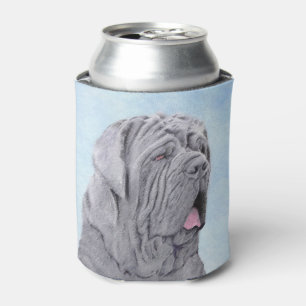 Neopolitan Mastiff Painting - Original Dog Art Can Cooler