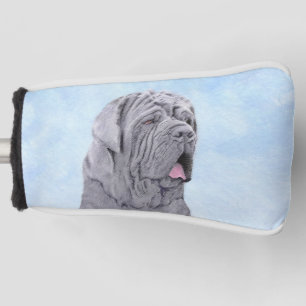Neopolitan Mastiff Painting - Original Dog Art Golf Head Cover