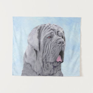 Neopolitan Mastiff Painting - Original Dog Art Tapestry