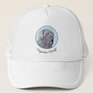 Neopolitan Mastiff Painting - Original Dog Art Trucker Hat