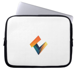 Neoprene Laptop Sleeve 10 logo designe.