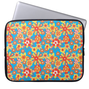 Neoprene Laptop Sleeve, Ditsy Flowers Sleeve