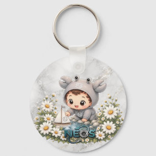 Neos Kawaii Zodiac Cancer Key Ring