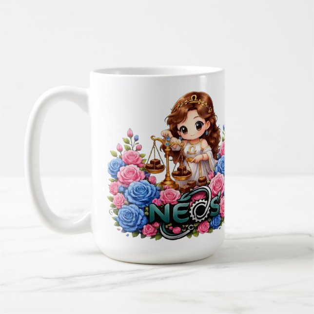 Neos Kawaii Zodiac Libra Coffee Mug (Left)