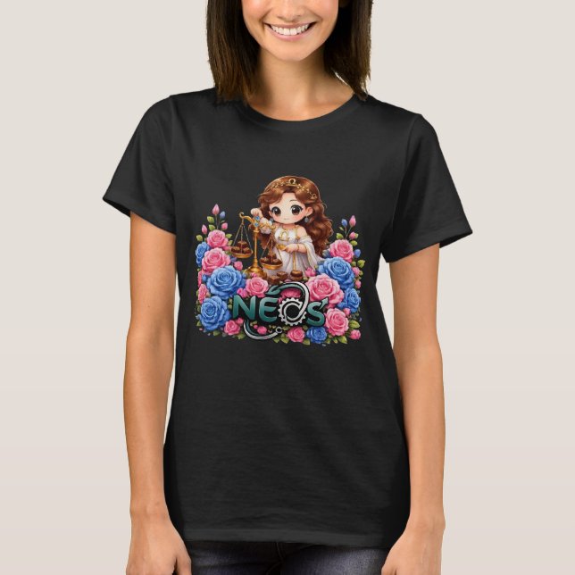 Neos Kawaii Zodiac Libra T-Shirt (Front)