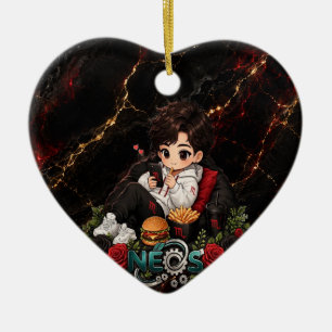 Neos Kawaii Zodiac Scorpio Ceramic Tree Decoration