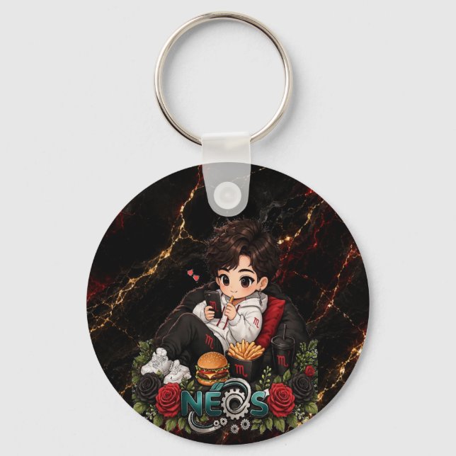 Neos Kawaii Zodiac Scorpio Key Ring (Front)