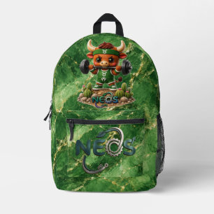 Neos Zodiac Kawaii Taurus Printed Backpack