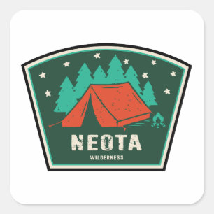 Neota Wilderness Colorado Camping Square Sticker