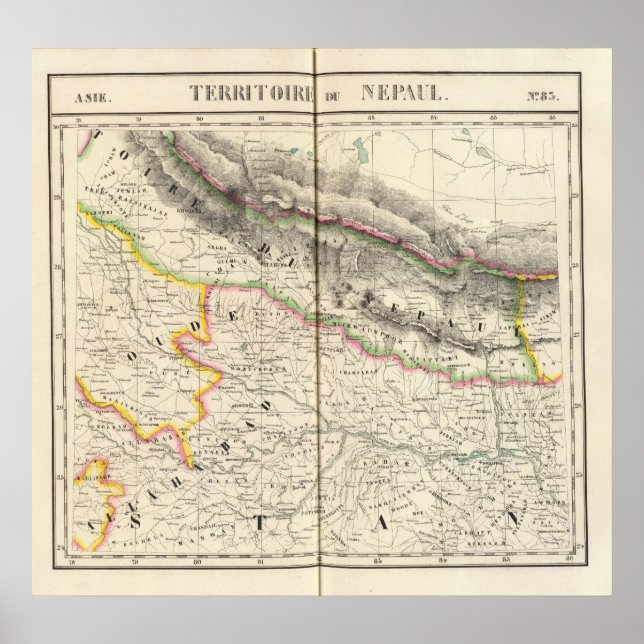 Nepal, Asia 83 Poster (Front)