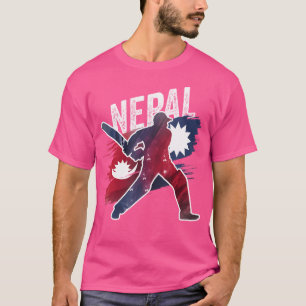 Nepal Cricket Jersey 2024 Nepali Flag Supporter Cr T-Shirt