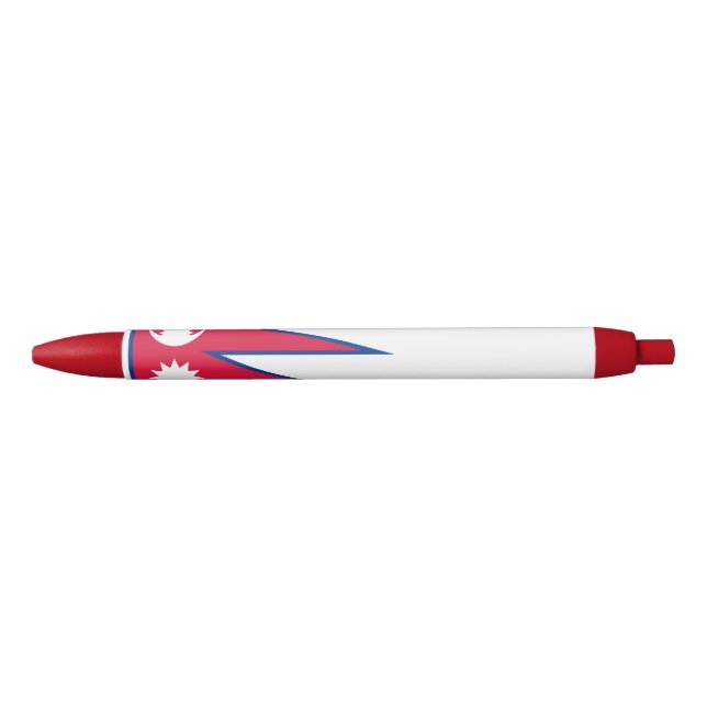 Nepal Flag Blue Ink Pen (Front)