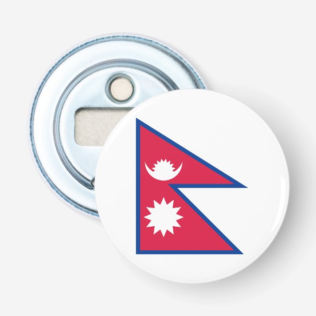 Nepal Flag Bottle Opener (Front)