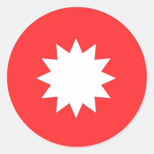 Nepal Flag Classic Round Sticker